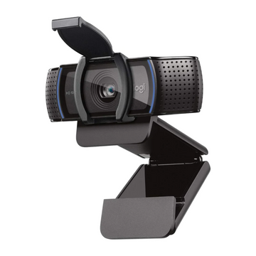 Logitech C920S HD Pro Webcam, Full HD 1080p/30fps Video Calling, Clear Stereo Audio, Light Correction, Privacy Shutter, Works with Skype, Zoom, FaceTime, Hangouts, PC/Mac/Laptop/Tablet/XBox - Black