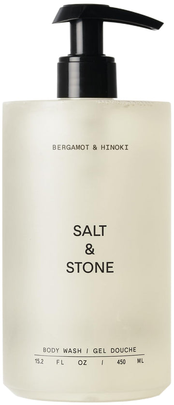 Salt & Stone Antioxidant-Rich Body Wash | Cleanse, Nourish & Soften Skin with Niacinamide & Hyaluronic Acid | Free From Parabens, Sulfates & Phthalates