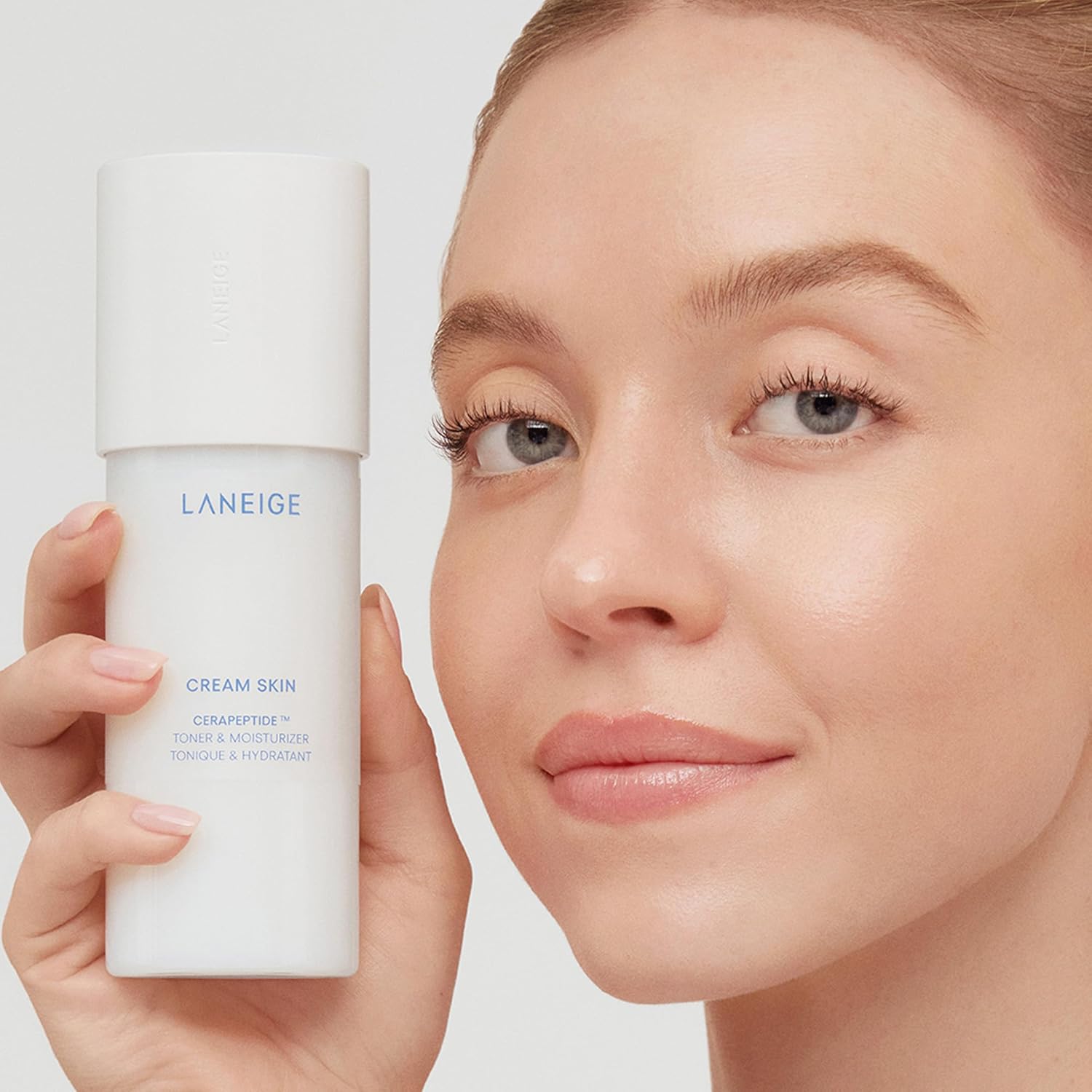 LANEIGE Cream Skin Refillable Toner & Moisturizer with Ceramides and Peptides: Korean Milky Toner, Amino Acid, Nourish, Hydrate, Barrier-Boosting, Visibly Firm