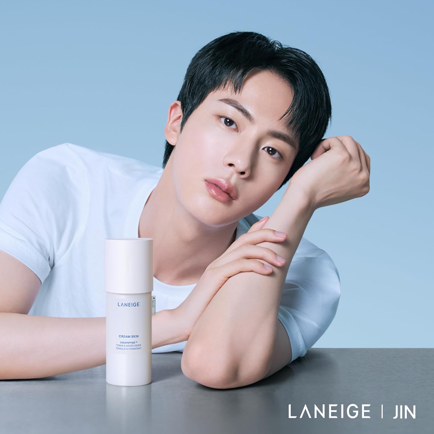 LANEIGE Cream Skin Refillable Toner & Moisturizer with Ceramides and Peptides: Korean Milky Toner, Amino Acid, Nourish, Hydrate, Barrier-Boosting, Visibly Firm