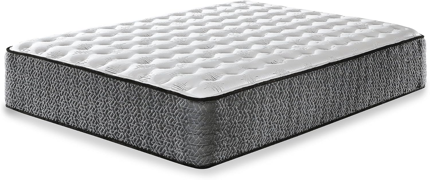 Signature Design by Ashley Queen Size Chime 12 Inch Medium Firm Hybrid Mattress with Cooling Gel Memory Foam