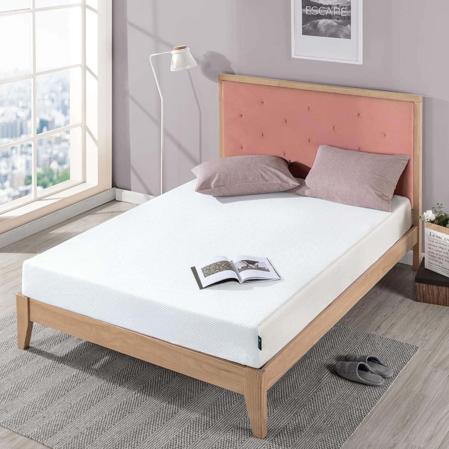 ZINUS 10 Inch Green Tea Cooling Memory Foam Mattress [New Version], King, Fiberglass Free, Medium Firmness, Cooling Gel Foam, Certified Safe Foams & Fabric, Mattress in A Box